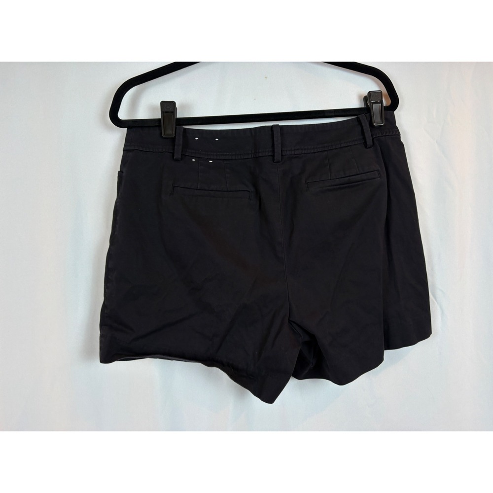 Talbots Perfect Short Womens 12P Black Chino Mid Rise Petite Casual Shorts - Picture 6 of 6